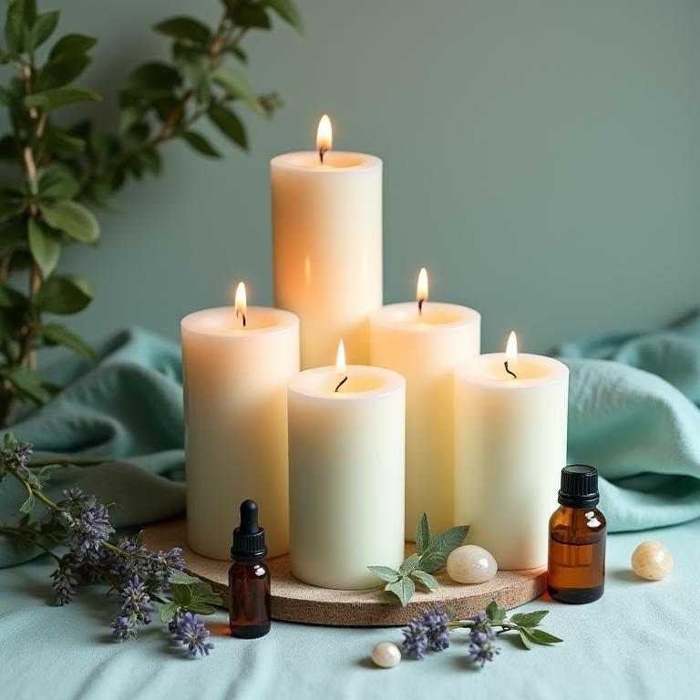 Velas de aromaterapia para mindfulness